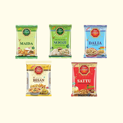 Besan, Sooji & Maida